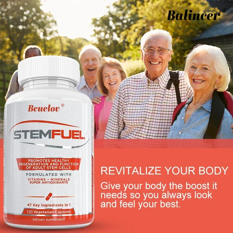 Stemfuel Promotes Healthy Regeneration and Adult Stem Cell Function and Contains Vitamins, Minerals and Antioxidants