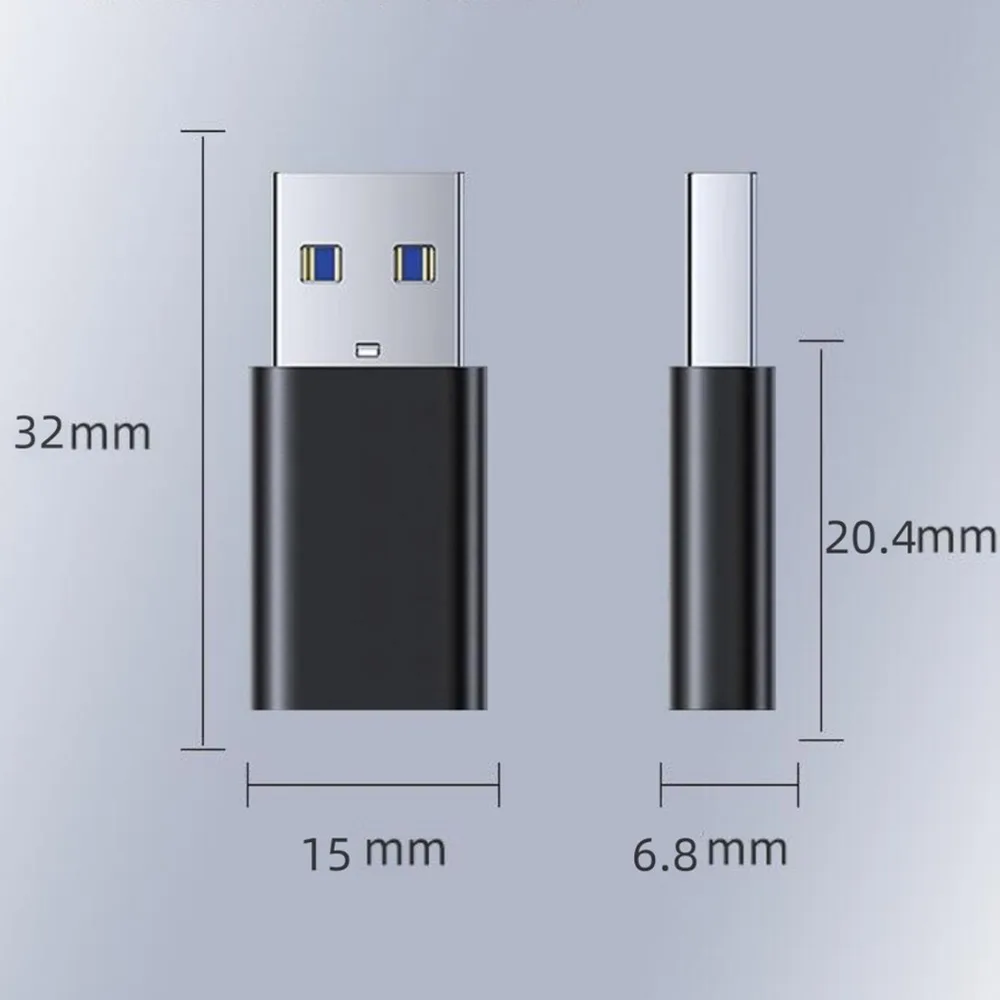 Адаптер для быстрой зарядки USB 3,0 с портом Type-c (мама)