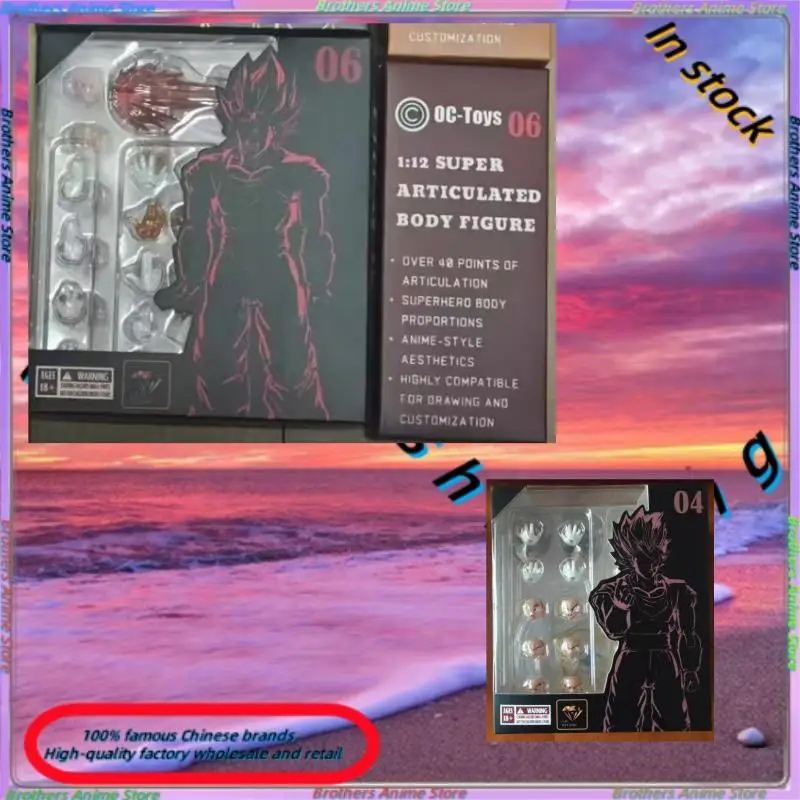 

OCToys 1/12 Dragon Ball Vegetto OC004 OC005 OC006 Set Action Figure Gift Model