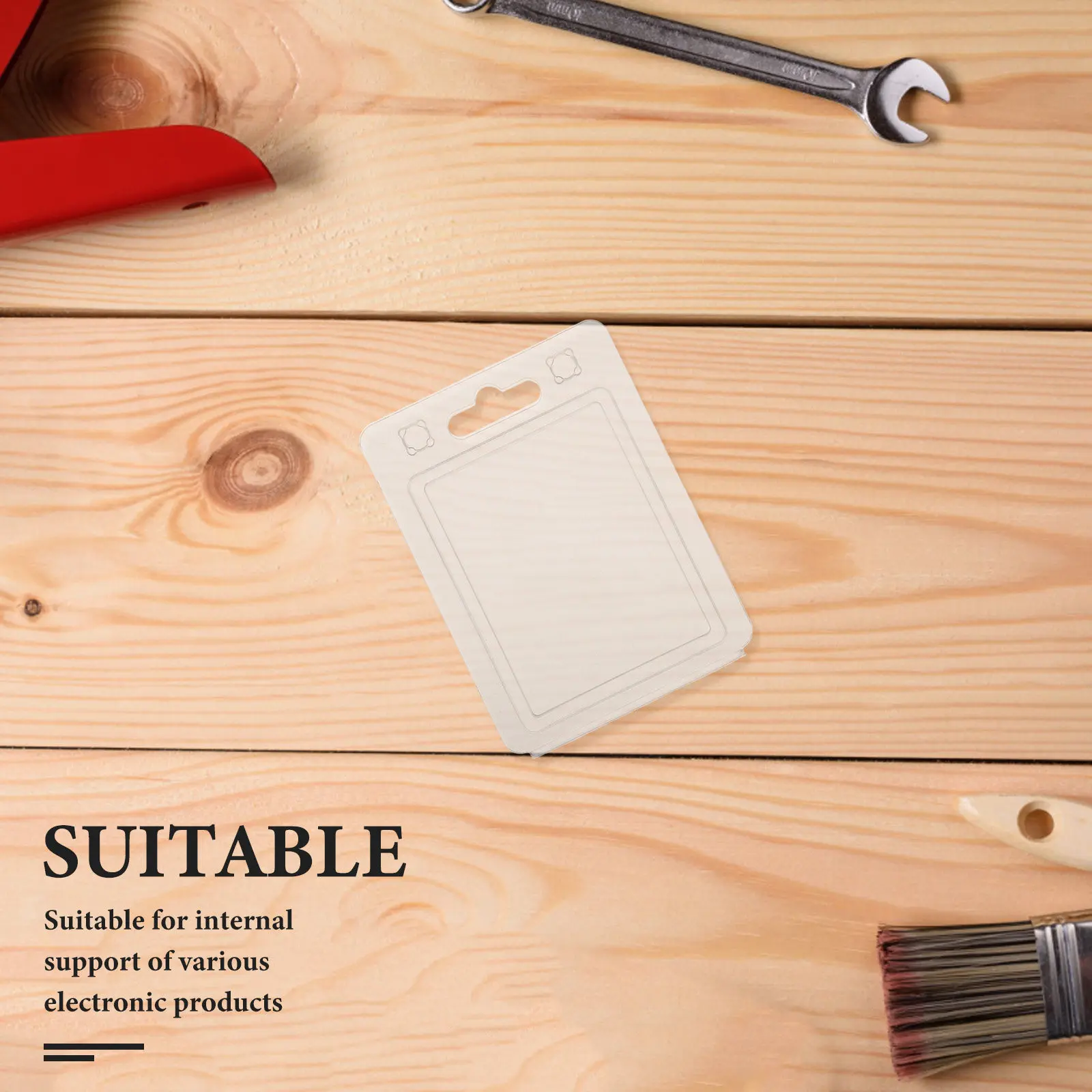 10pcs Clear Blister Packaging For Electronics Transparent Plastic Enclosure Snug Fit Secure Transport Reusable Clamshell Box