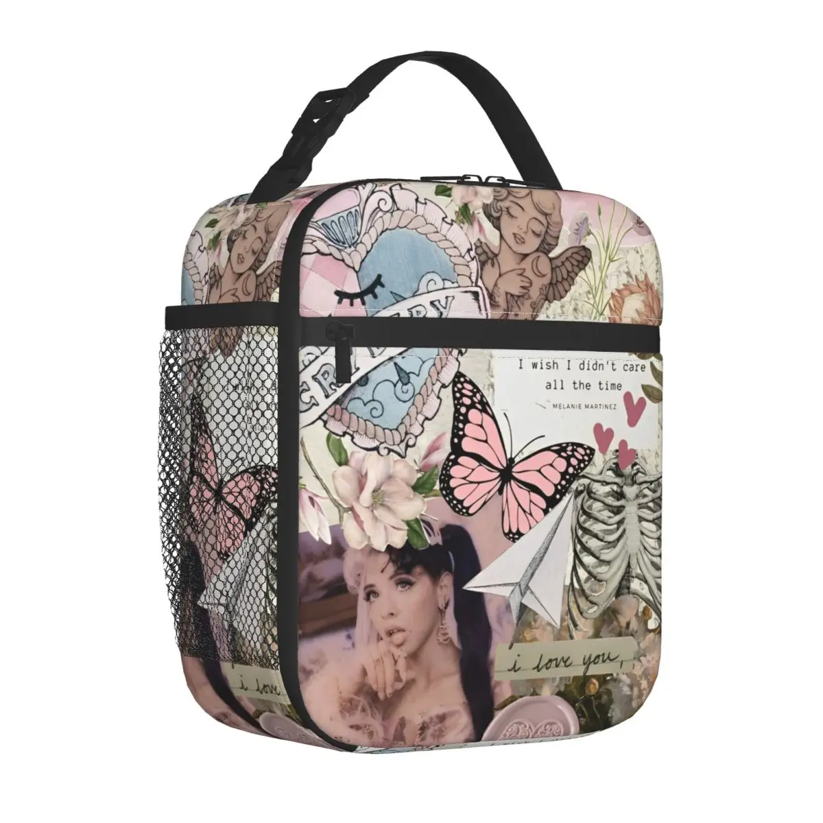 Melanie Martinez Butterfly Insulated Lunch Bags Thermal Bag Lunch Container Music Singer Large Tote Lunch Box Men Women Work