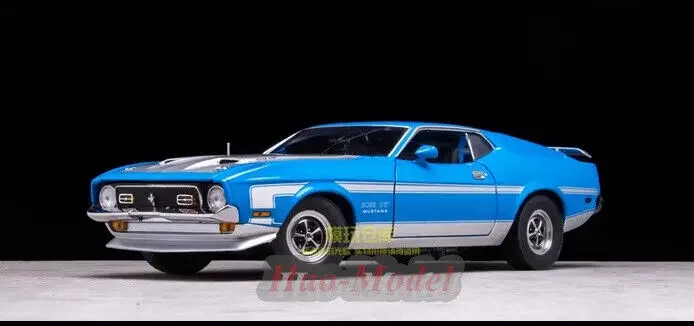 Sunstar 1/18 For Ford mustang Boss 351 1971 Muscle Car Model Alloy Diecast Simulation Boys Birthday Gift Hobby Display Ornaments