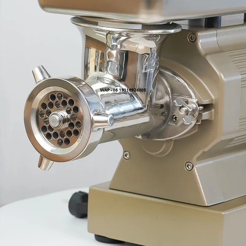 

Electric 120 Kg/h Automatic Stainless Steel Meat Mincer Fresh Frozen Vegetable Food Processor 1-Year Warranty Counter Top 400 X