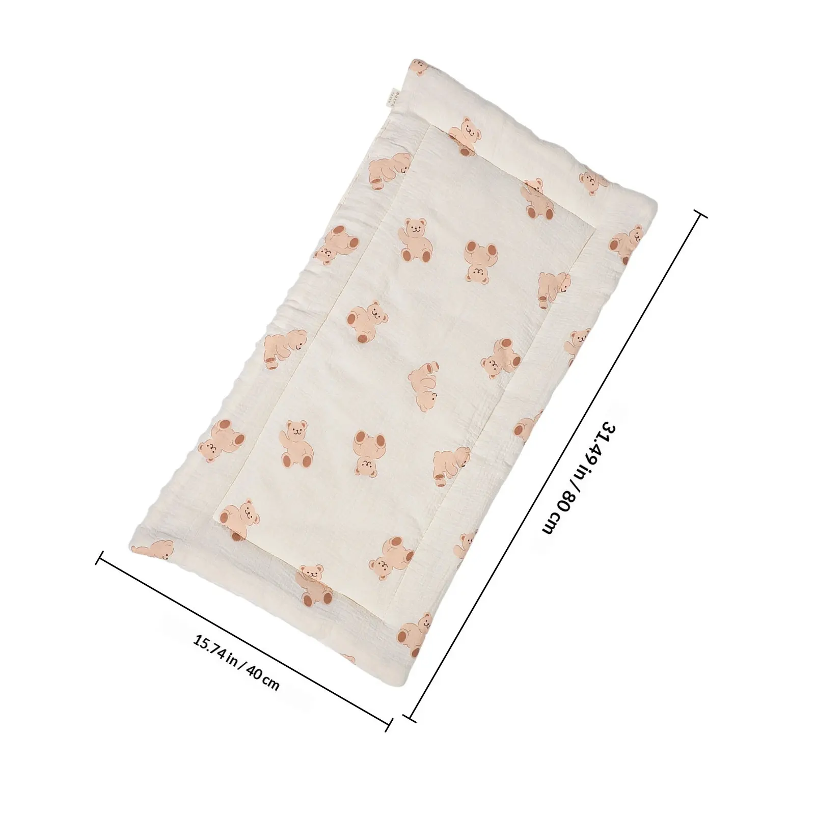 Baby Stroller Cotton Cushion Double-Sided Soft Seat Cover Breathable Thick Padding Machine Washable Infant Insert Pushchair