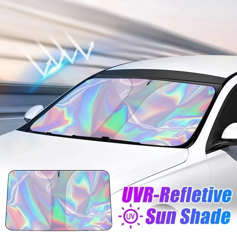 

Car Windshield Sun Visor UV-Reflective Sun Shade Cooling Sun Protection Cover Summer Heat Shield Car Privacy Curtains
