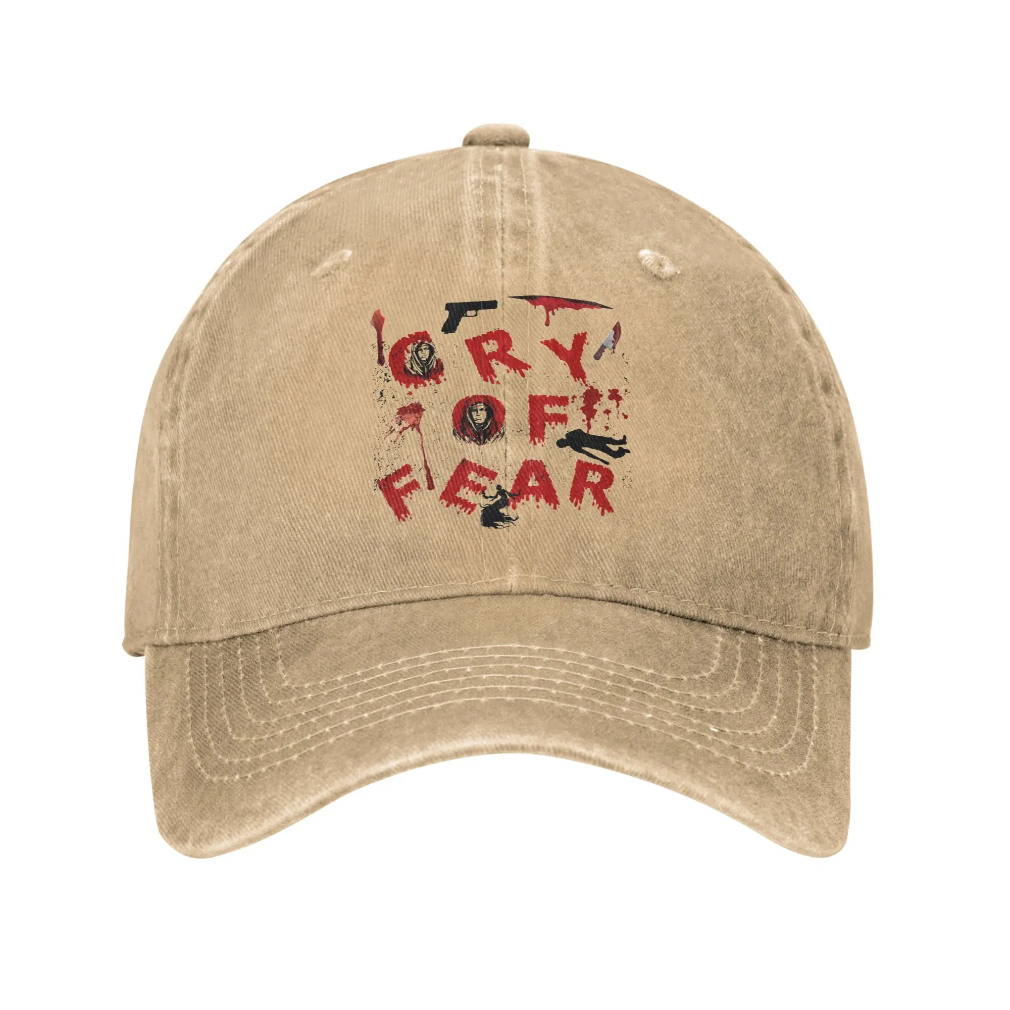 Cry Of Fear Game Lover Washed Baseball Cap  Streetwear Sun Hip Hop Hats Summer Unisex-Teens Hiking Fishing Snapback Cap