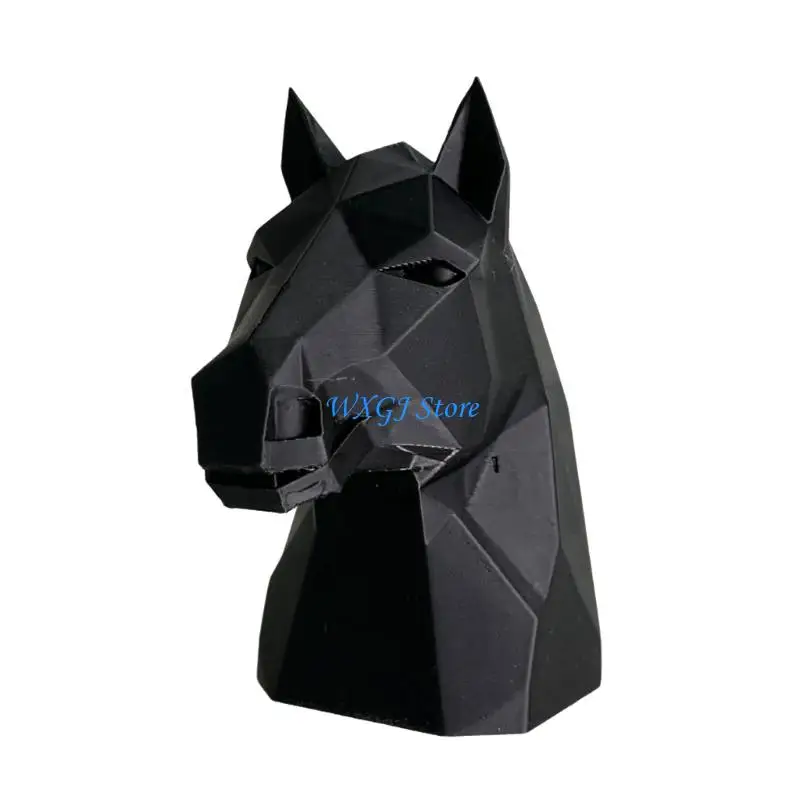 37JE Modern Horse Head Trailer Hitch Cover Universal Trailer Hitch Decoration Caps