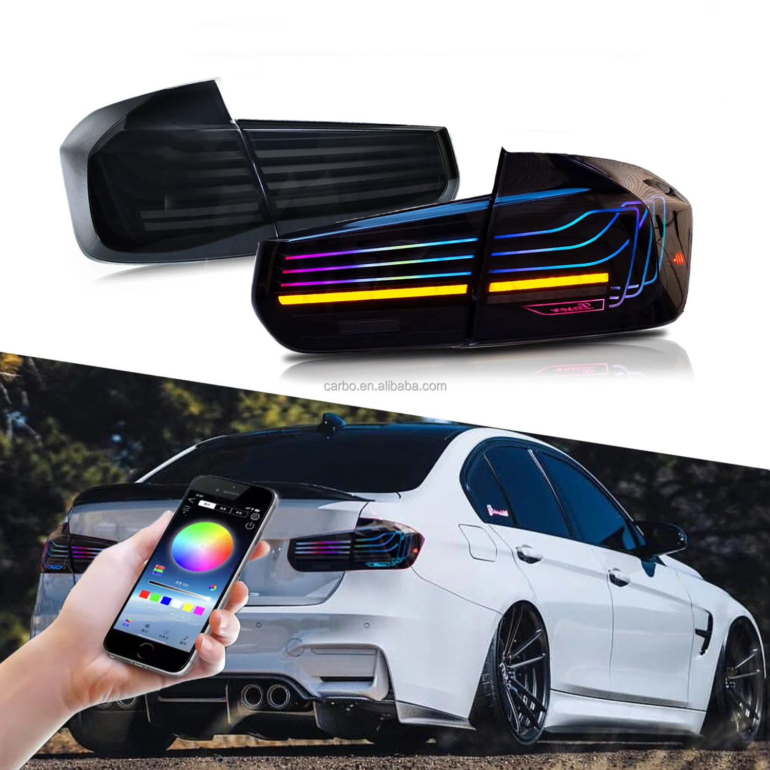 

LED Tail Lamp For BMW 3 Series F30 F80 F35 2013-2018 Car LED Tail Light Turn Signal Brake Reverse Rear Light