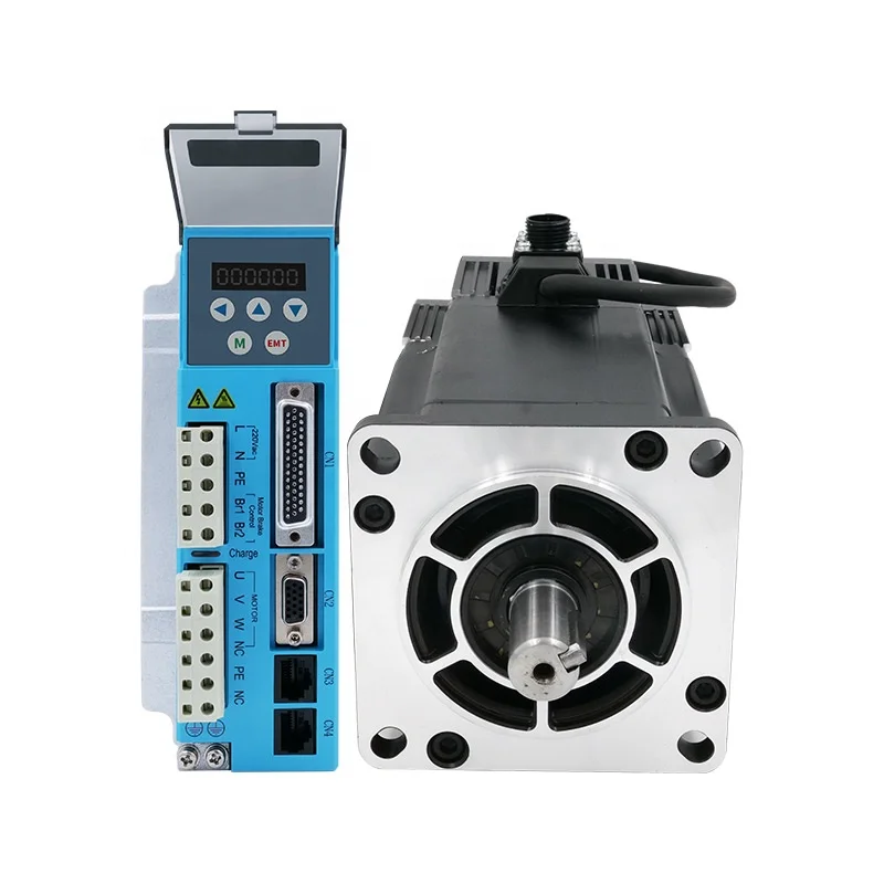 110J12160EC-1000-SC+3HSS2208H-110-SC china nema42 16nm 6a closed loop stepper servo motor 3 phase hybrid driver cnc kit