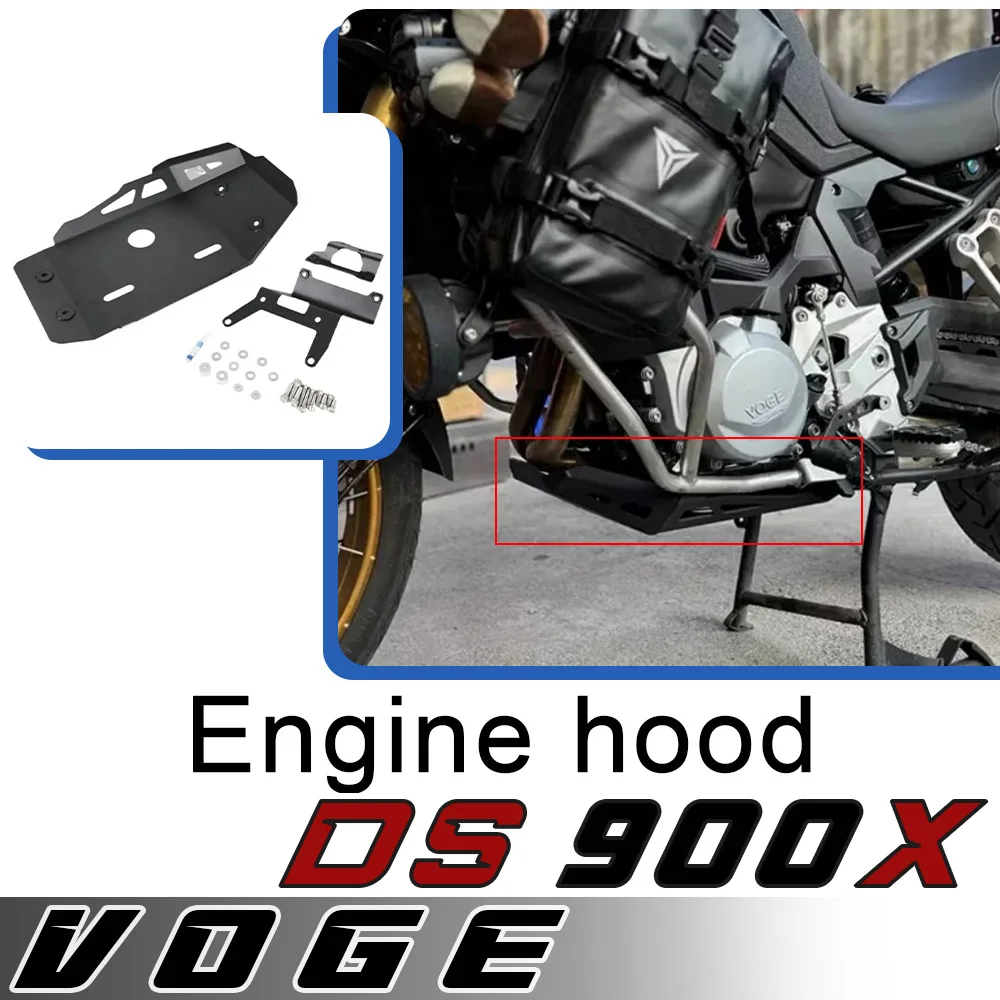 

For VOGE DS900X engine aluminum alloy protection plate bottom guard plate side bag bracket for voge ds900x