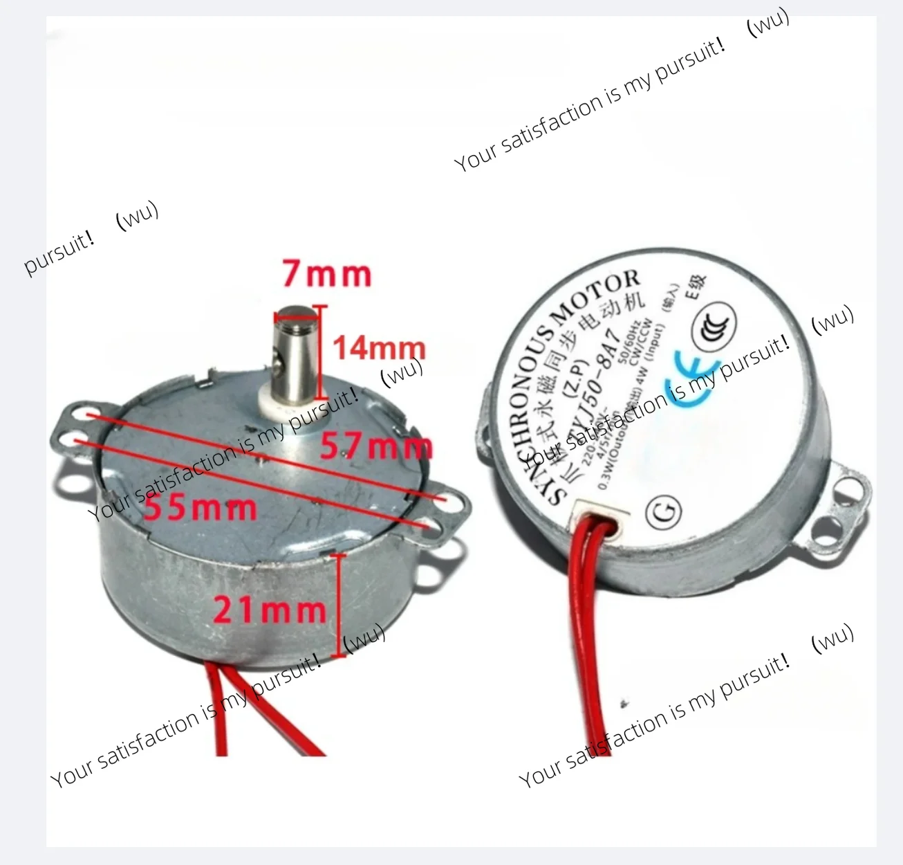 Suitable for Midea microwave oven electric turntable synchronous motor 14mm TYJ50-8A7 220-240V 50Hz 4W fan parts
