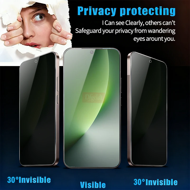 

1-4Piece Privacy Screen Protector for Honor Magic8 Magic7 Full Cover Protective Film for Honor GT Pro Anti-spy Tempered Glass