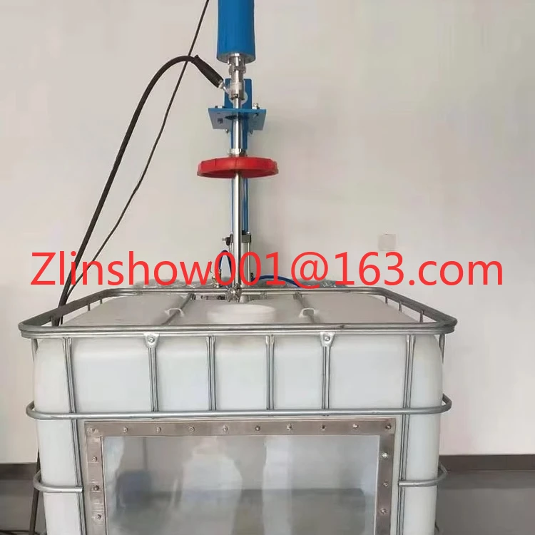 High Pressure Motor Drive tank Cleaning Machine with IBC Tote tank Cleaner Nozzles