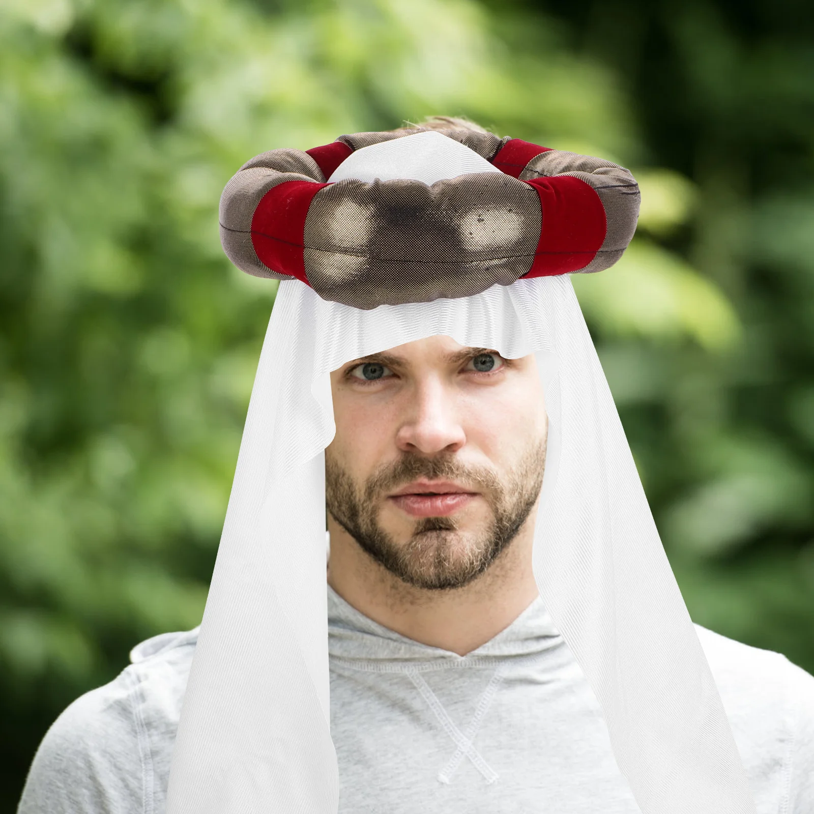 

Reusable Arabian Hat Masquerade Party Prop Headscarf Festival Carnival Costume Accessory Arabian Hat Costume Photo Props