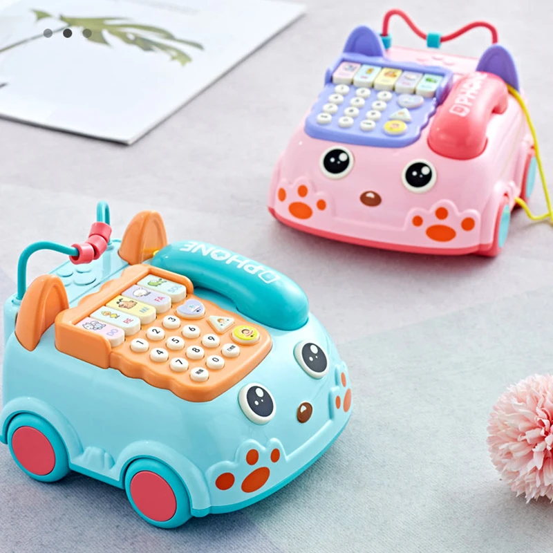 Baby Enlightenment Early Education Toy Telephone Story Machine Children  Musical Piano Phone Play House Toy Child Infant Gift