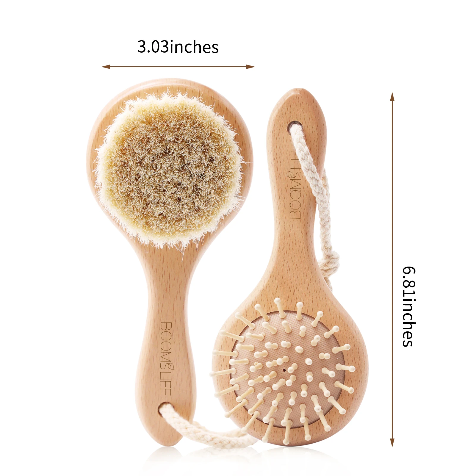 Face Cleansing Brush  Face Cleansing Brush  For Deep Pore Cleansing Face Professional Fiber Exfoliating  Wood Handle Brush