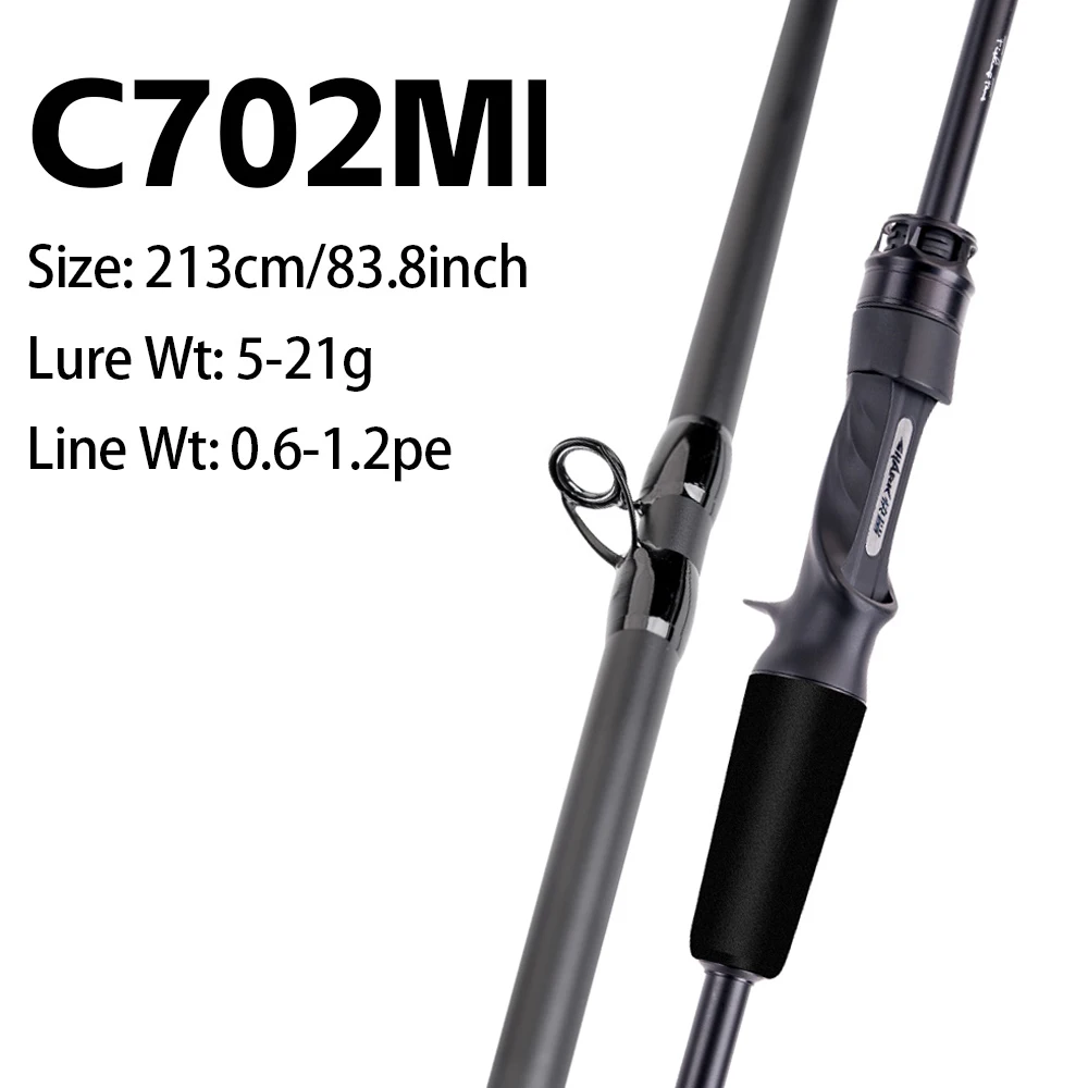 FISHINGFANS KUAISHA T1100+M40X Carbon Blank 8KG DRAG Light LS Guide 7-30g Ködergewicht Schnelle Aktion Spinn- und Wurfangelrute