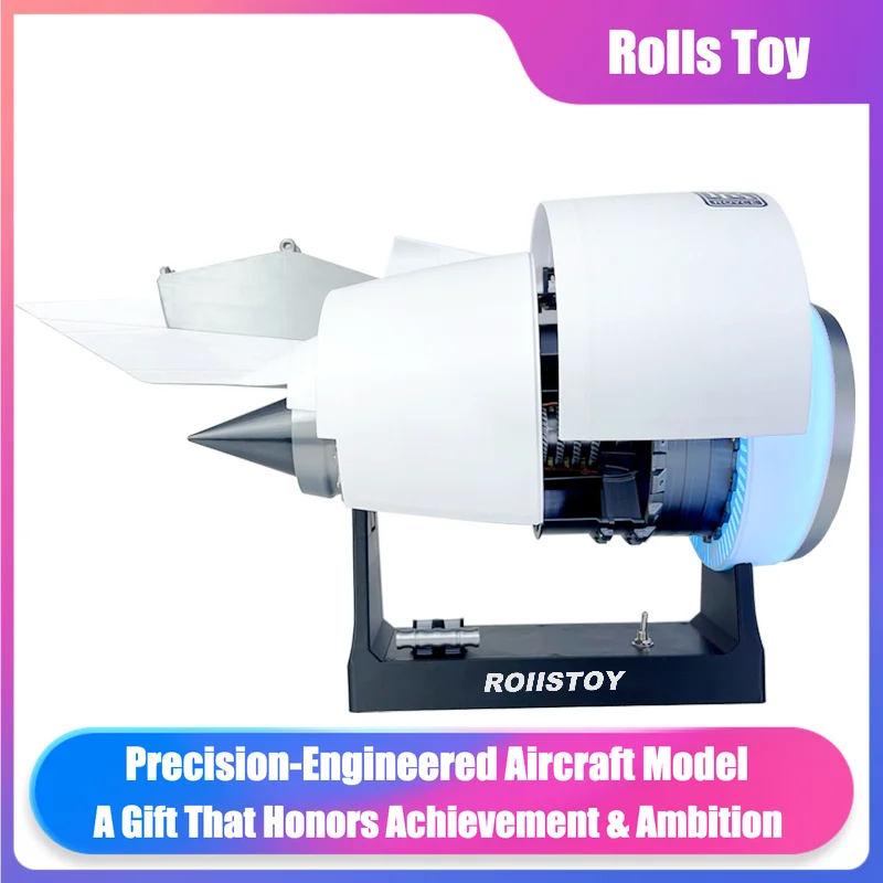 تشوه ايرباص الطائرات توربوفان محرك نموذج الجمعية بدء التشغيل متغير السرعة 41 سنتيمتر هدية عيد ميلاد لعبة أطفال الديكور