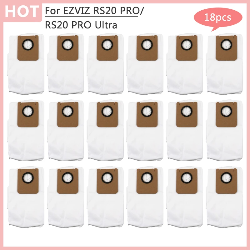 Repuestos para la máquina barredora de suelos RS20 PRO Ultra, bolsa para el polvo para aspiradora EZVIZ RS20 PRO, bolsa para basura, accesorios para el hogar