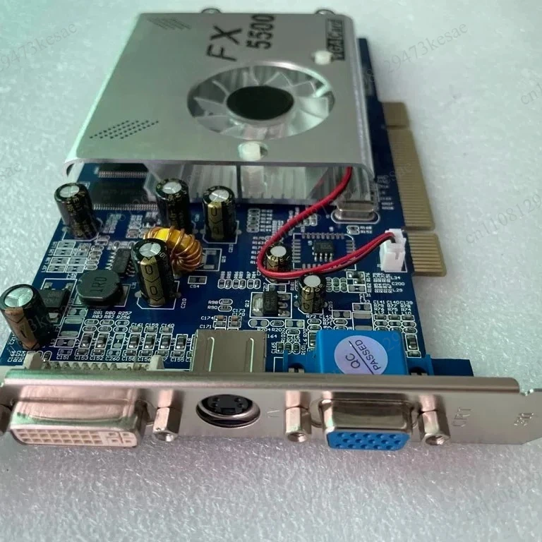 PCI Graphics Card NVIDIA GeForce FX5500 FX5200 128MB Industrial Control Desktop GPU