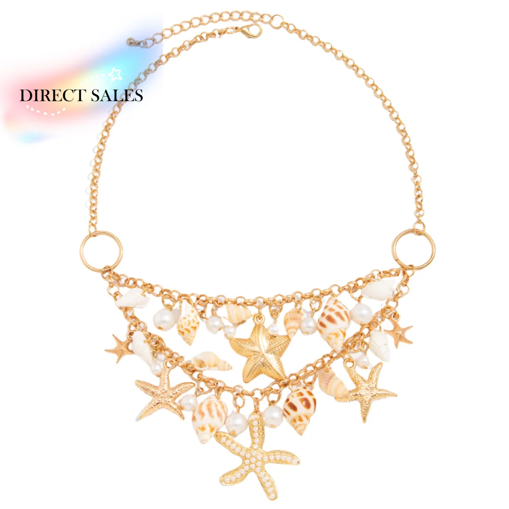 Bohemian Shell Seestern Taille Kette Imitation Perle Sexy Strand Shell Bund Taille Schmuck Goldene Shell Perlen Armbänder Strand