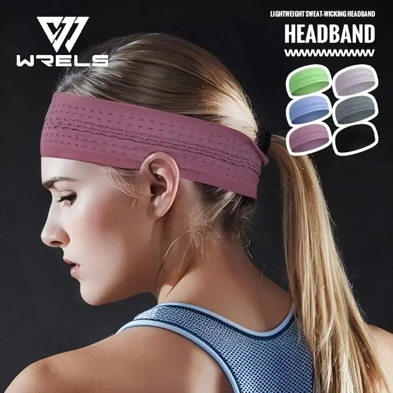 

Спортивные повязки на голову (1 шт.) для мужчин и женщин, нескользящие, влагоотводящие, для тренировок, фитнеса, бега, велоспорта, футбола, йоги