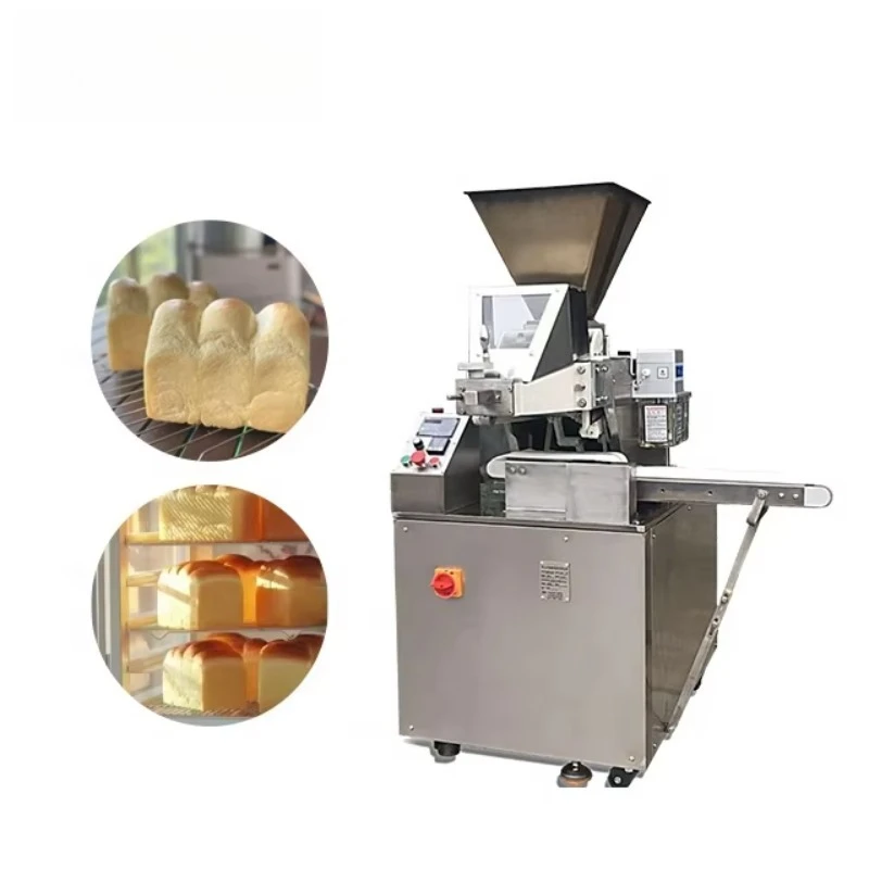 Commercial Automatic Dough Ball Rounder Divider Machine for Bun Pizza Pita Bread Making Bakery Custom