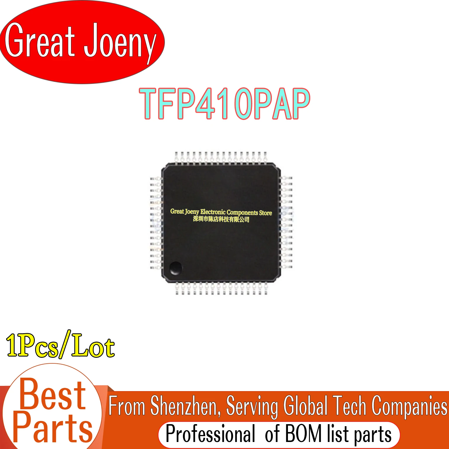100% New Original TFP410 TFP410PAP IC Chipset HTQFP-64
