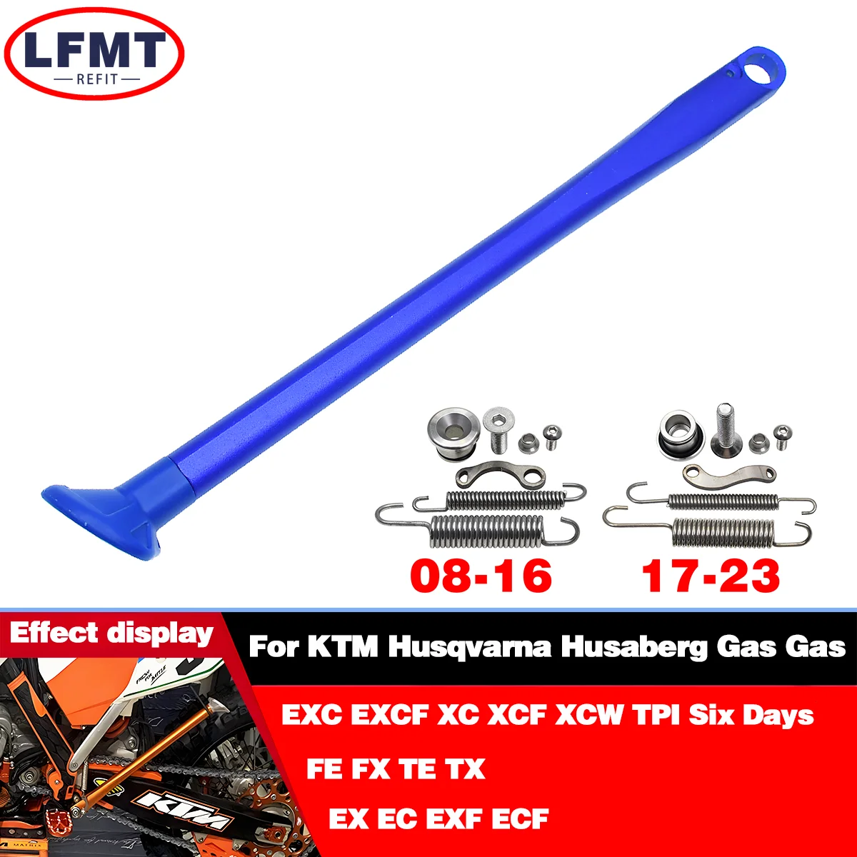 

Dirt Bike Kickstand Side Stand Spring Kit For Gas Gas EX EC 125 150 200 EXF ECF 250 300 400 450 2021-2023 For KTM EXC XCW XCF SX