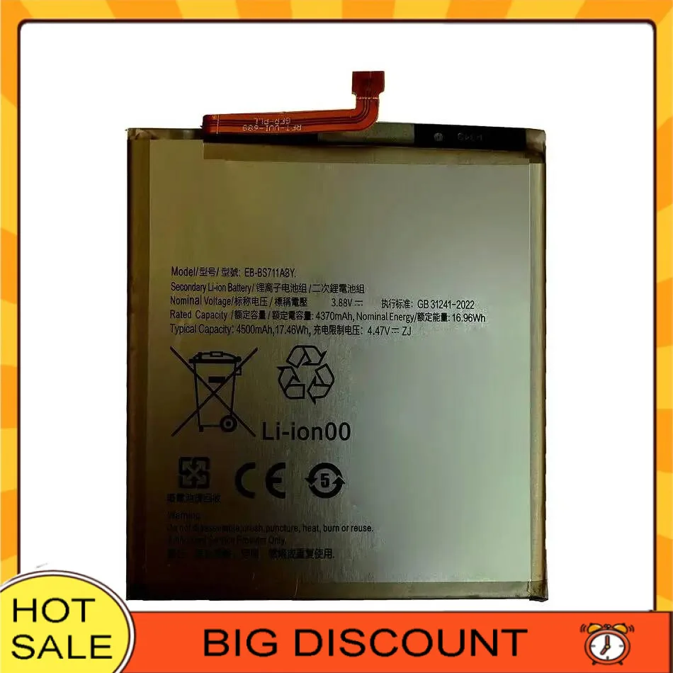

EB-BS711ABY Premium Replacement Mobile Phone Battery 4500Mah For Samsung Galaxy S23 FE Good Low-Temperature Performance