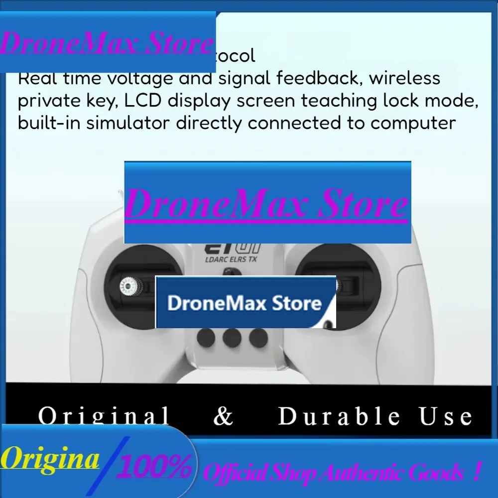 DroMaLDARC Radiant ET01 Remote Control Supports Emulator Model Aircraft ELRS Protocol Crossing Machine Four-axis 2.4G