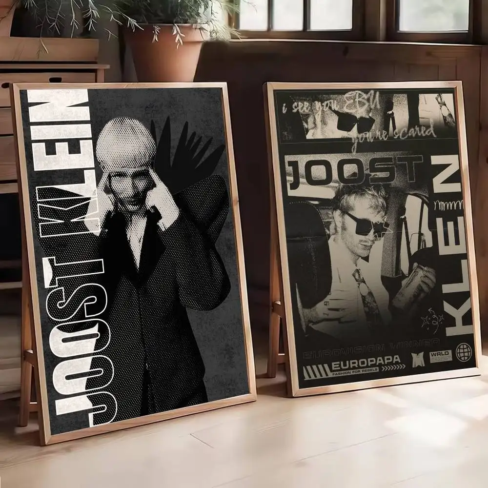 Joost Klein Singer Poster, selbstklebende Kunst, wasserfester Papieraufkleber, Kaffeehaus, Bar, Zimmer, Wanddekoration