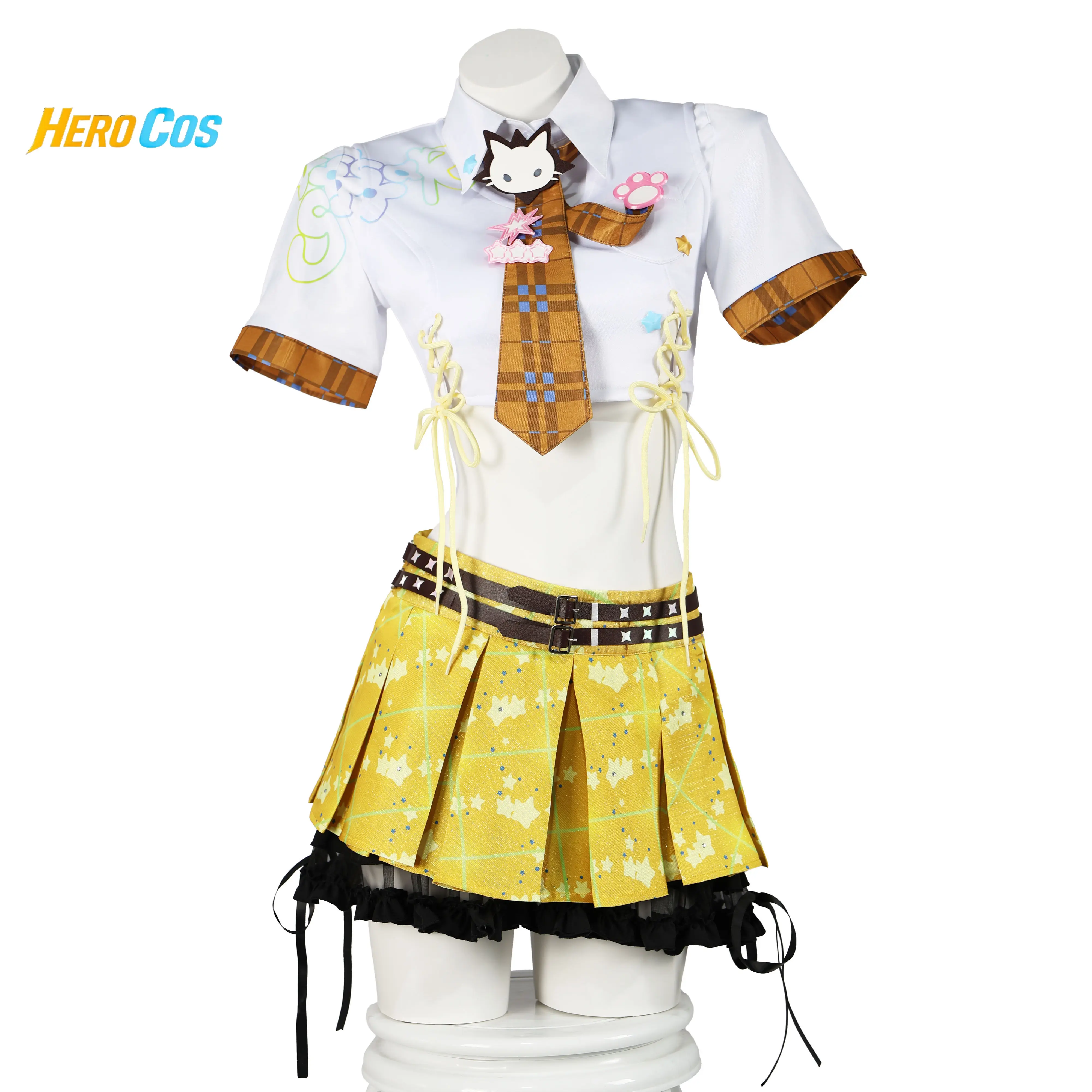 

Game Nikke Anis Cosplay Costume Full Set Uniform Role Play Halloween Carnival Party Outfit for Women HERO Cos