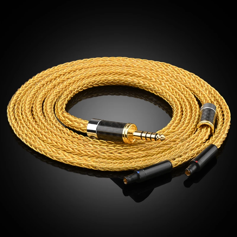 Ataudio hifi kopfhörer kabel hi-end 16 stränge occ core hd800 kopfhörer kabel für hd800 player kopfhörer 6