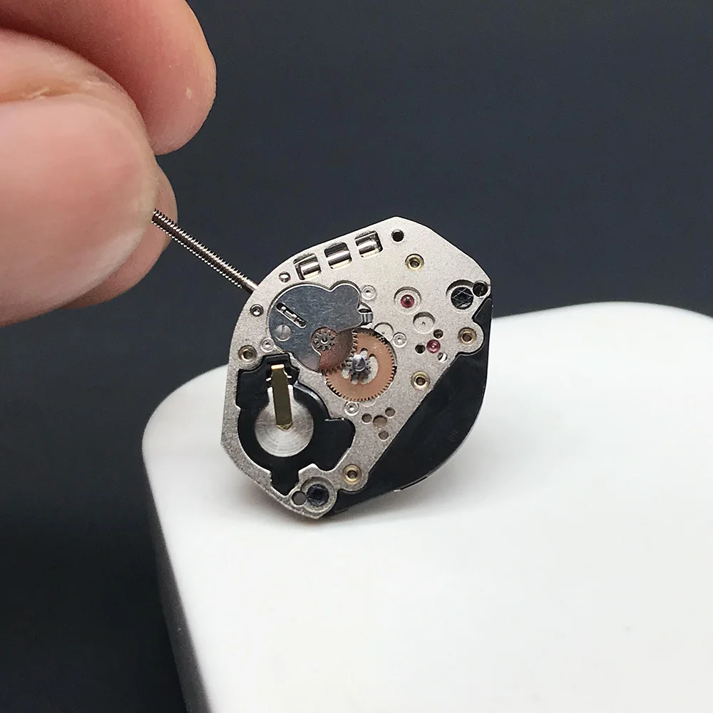 Original Quartz Ronda 1064 movement 2 stitches and a half With adjust stem Replacements Two Jewels with Battery