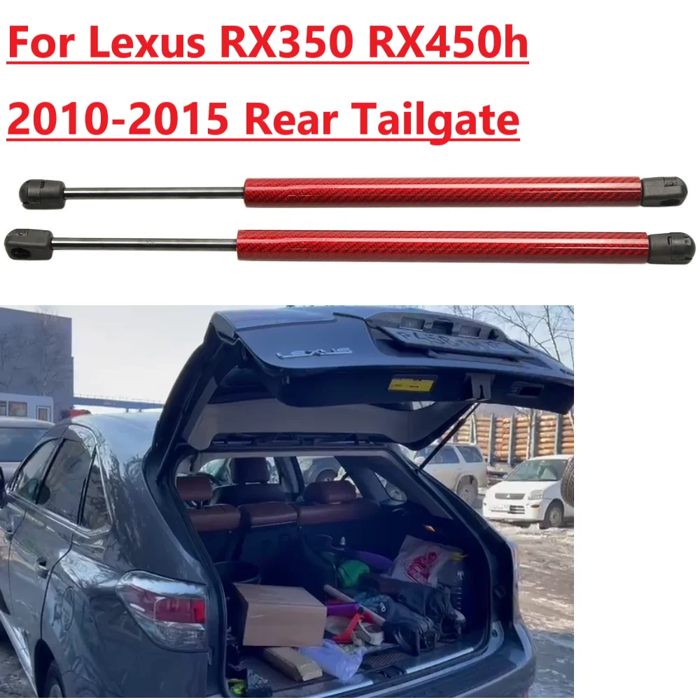 2x Back Door Stay Lexus For Lexus RX RX270 RX350 RX450h AL10 MK3 2007-2016 With Power Rear Tailgate Boot Gas Struts Lift Support