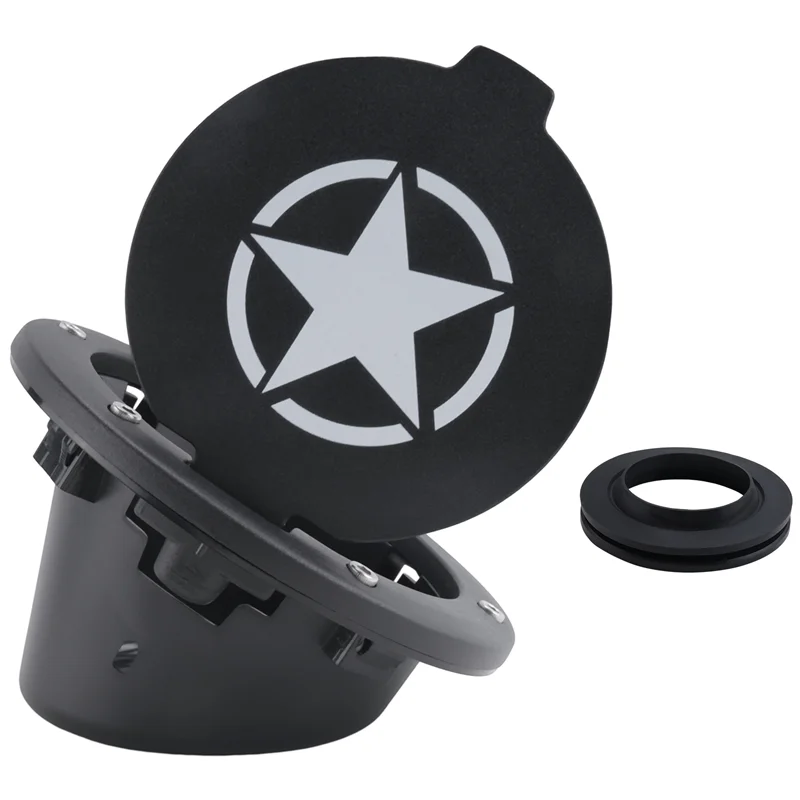 A30F-غطاء تغليف خزان الغاز غطاء خزان الوقود 4-Door 2-Door ل 2007-2018 جيب رانجلر Jk & غير محدود اكسسوارات السيارات