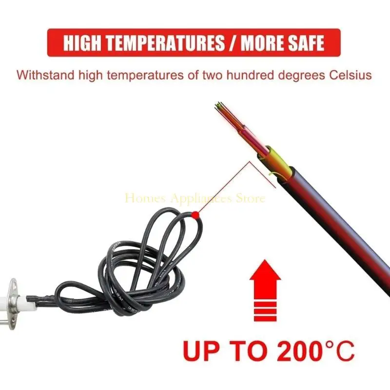 D0AB Fireplaces Flame Failure Valves مع مجموعة إشعال زر الضغط لشواء الغاز