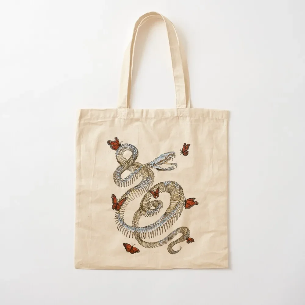 

Chrome Constrictor - Snake Design Tote Bag shopper bags shopper bags for women tote bag screen shopping cart bags Tote Bag