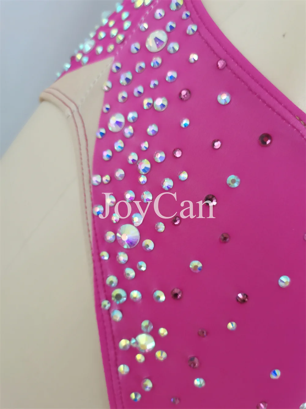 JoyCan-بذلات سباحة وردية متزامنة للفتيات والنساء ، ملابس سباحة للمنافسة