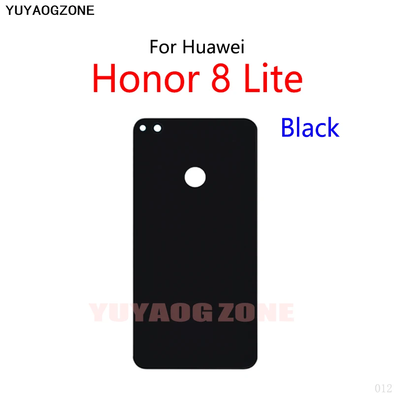 Battery Back Cover For Huawei Honor 8 Lite Glass Panel Housing Battery Cover Rear Case