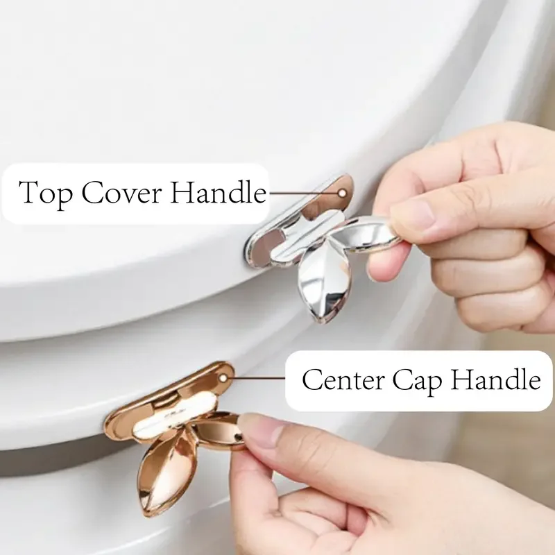 1 pc Premium Lift-Assist Toilet Seat Handle - Hygienic Space-Saving, and Easy-to-Use Lifter - Avoid Touching Toilet Lid