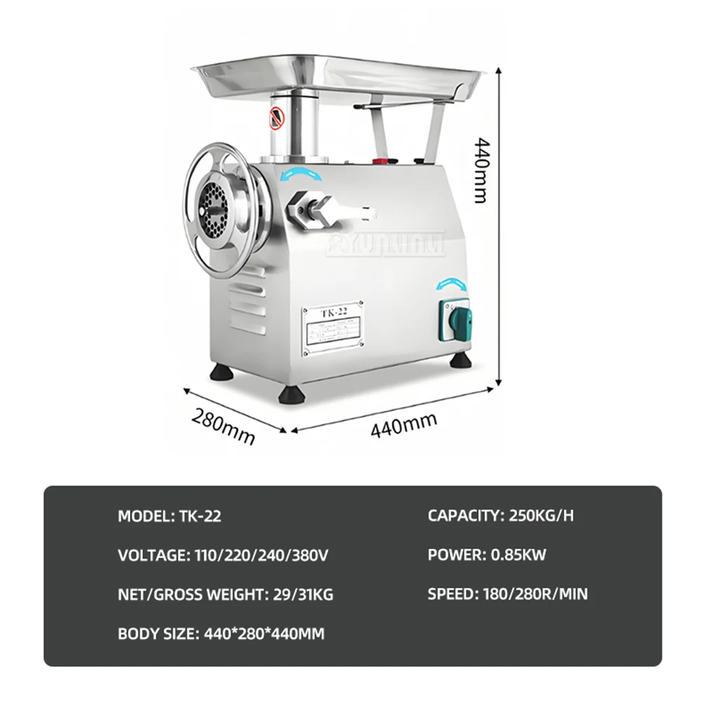 

New Arrivals Electric Meat Grinder TK-22 Small Multifunctional Fully Automatic Desktop Meat Mixer Kitchen Machine