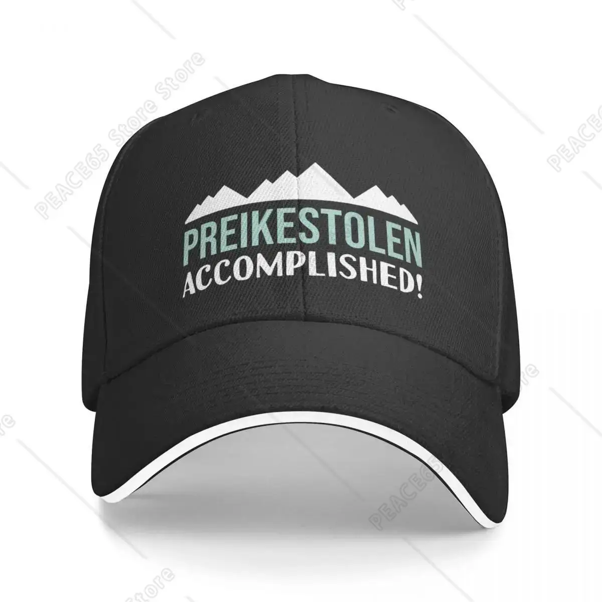 Preikestolen Accomplished Hiking In Norway The Pulpit Rock Souvenir Baseball Cap Ball Cap Hats For Men Women