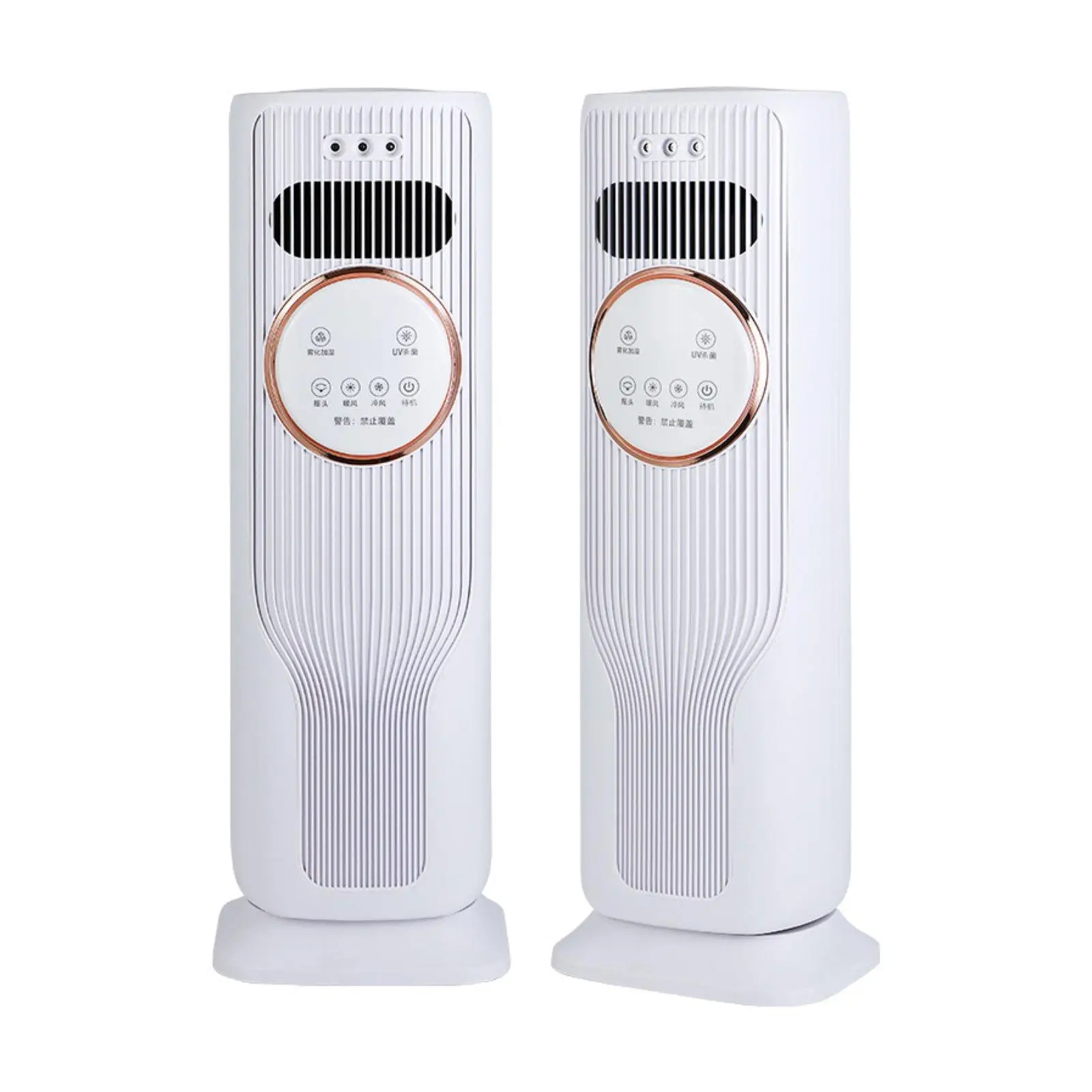Three Level Ventilation Portable Fan Heater with Water Ice Tank for Home Bedroom Air Conditioning
