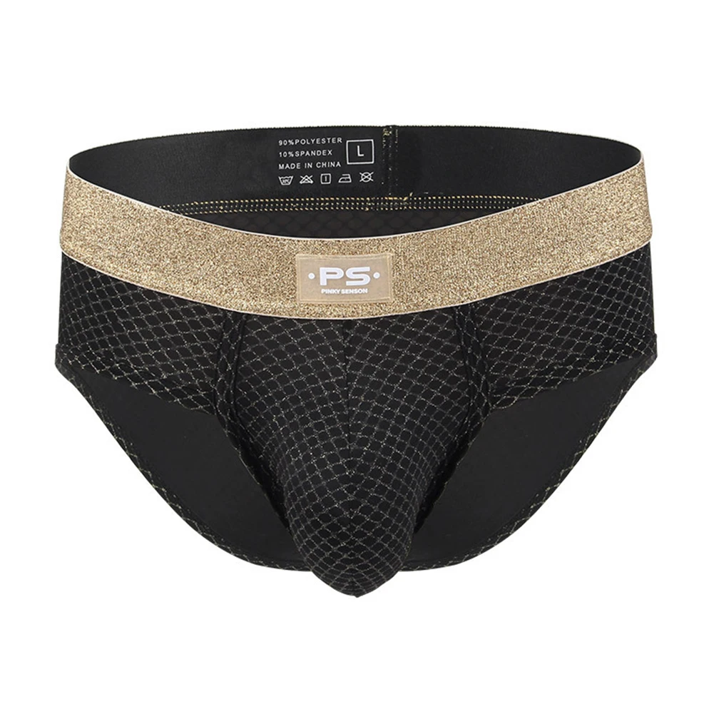 

Elastic Briefs Breathable Underpants For Everyday Use Anti-hemming Pants Classic Style Polyester Sexy High Elastic Belt