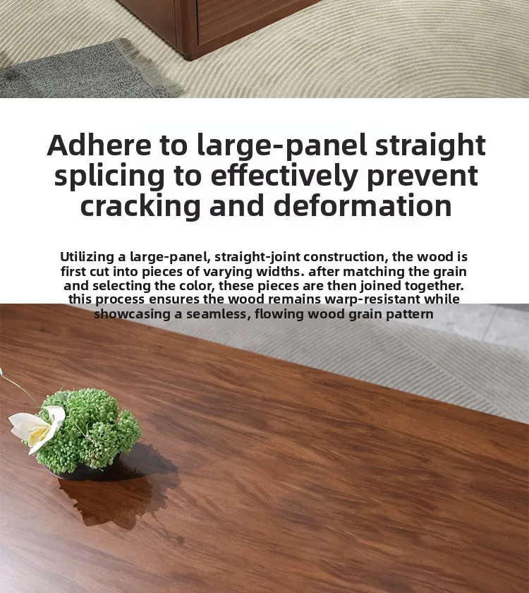 LH New Chinese Ebony Coffee Table Storage Long Coffee Table Tea Table Modern Solid Wood Furniture