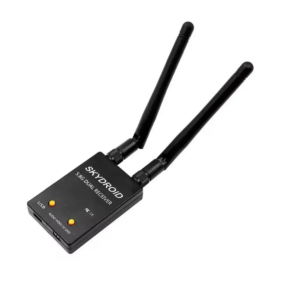 SKYDROID 5,8 Ghz 150CH FPV receptor UVC 5,8G receptor Dual antena OTG Smartphone para teléfono Android piezas de drones RC