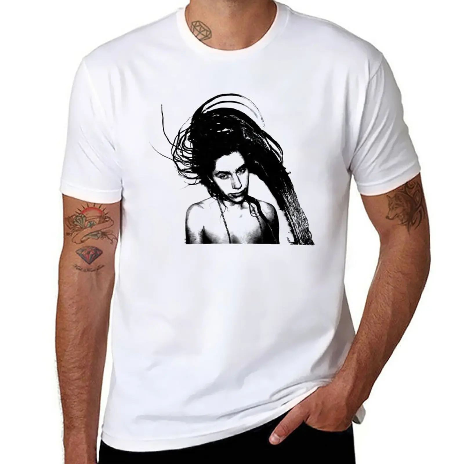 New PJ Harvey Polly Jean Harvey Signature Retro Vintage T-Shirt anime boys animal print shirt mens graphic t-shirts big and tall