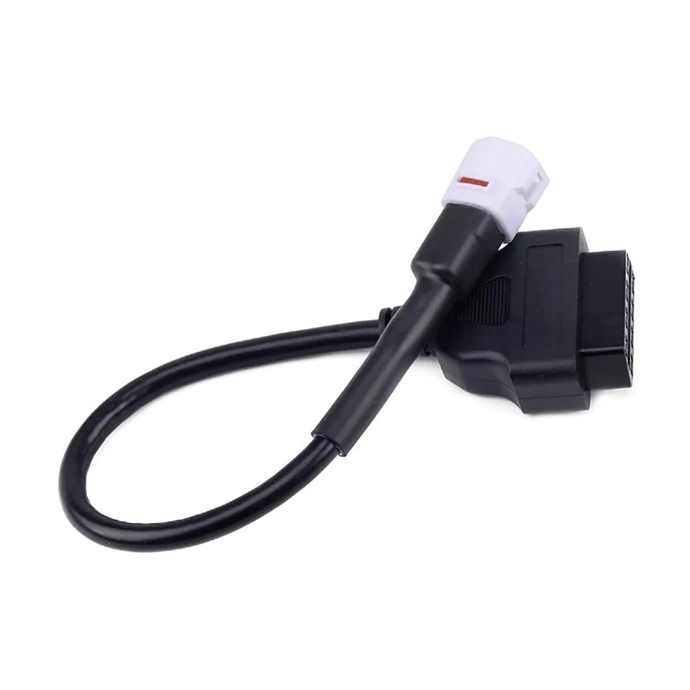 

1 шт. черный 4-контактный считыватель кодов неисправностей OBD2, сканер для мотоцикла, диагностический кабель, инструмент для Yamaha MT10 FZ10 MT09 XSR MT07 R1 2016+